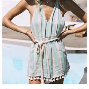 Spell Riviera Halter Playsuit